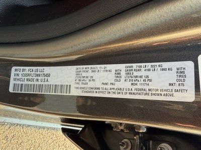 2022 RAM 1500 Rebel Crew Cab 4x4 5'7" Box