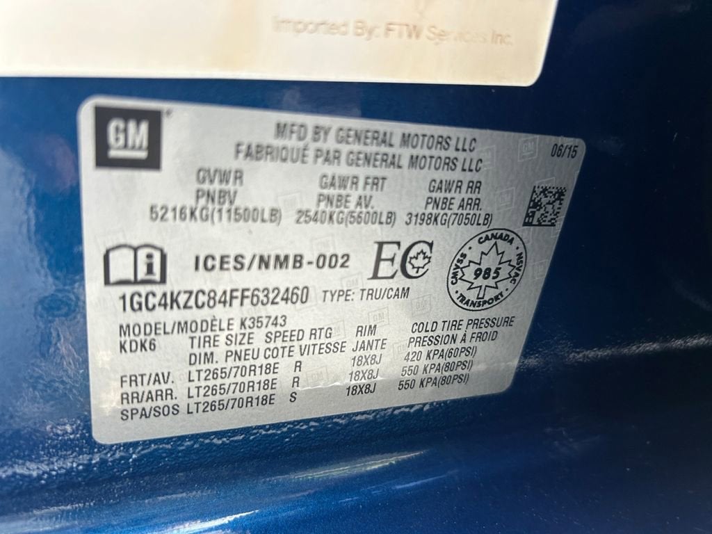 2015 Chevrolet Silverado 3500 HD LT