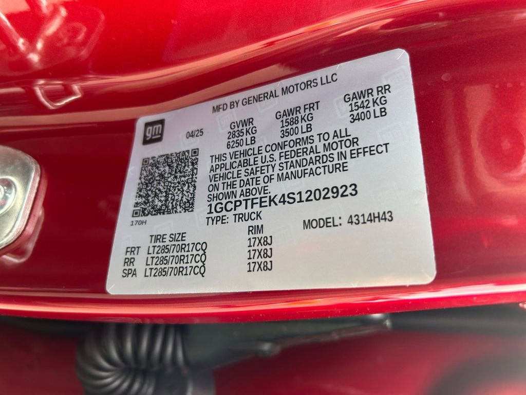 2025 Chevrolet Colorado ZR2