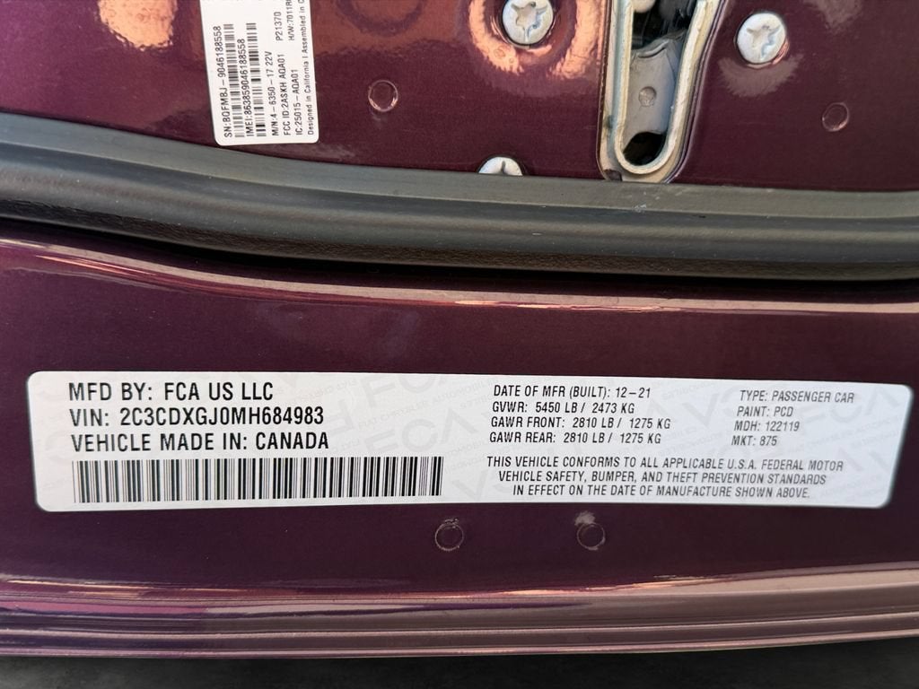 2021 Dodge Charger Scat Pack RWD