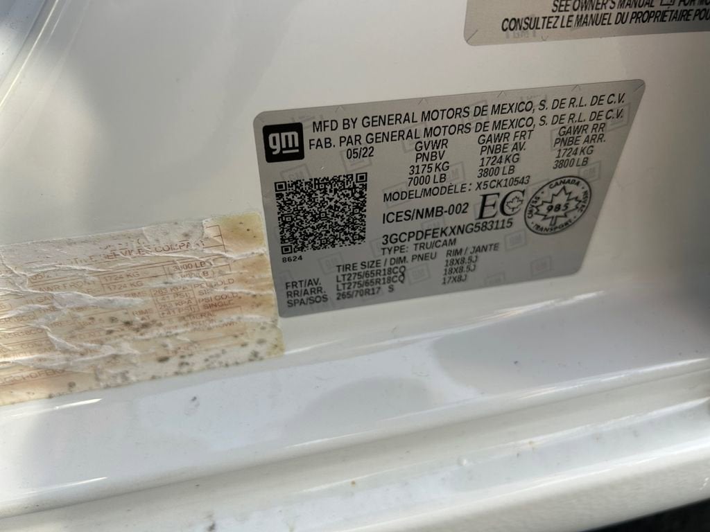 2022 Chevrolet Silverado 1500 LT Trail Boss