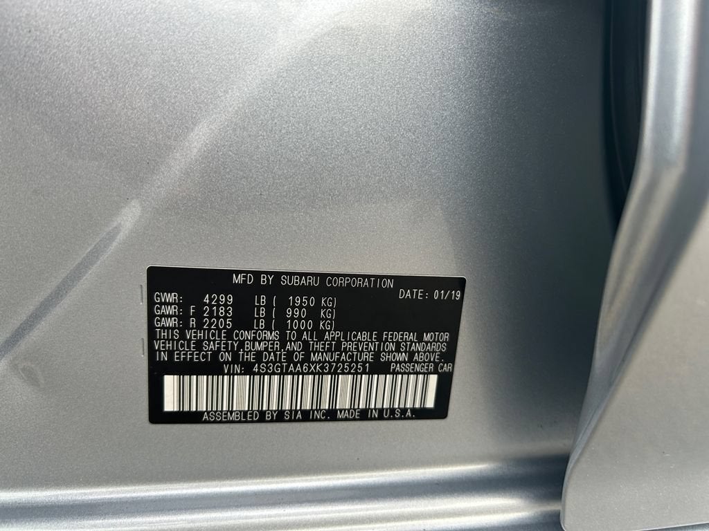 2019 Subaru Impreza Base