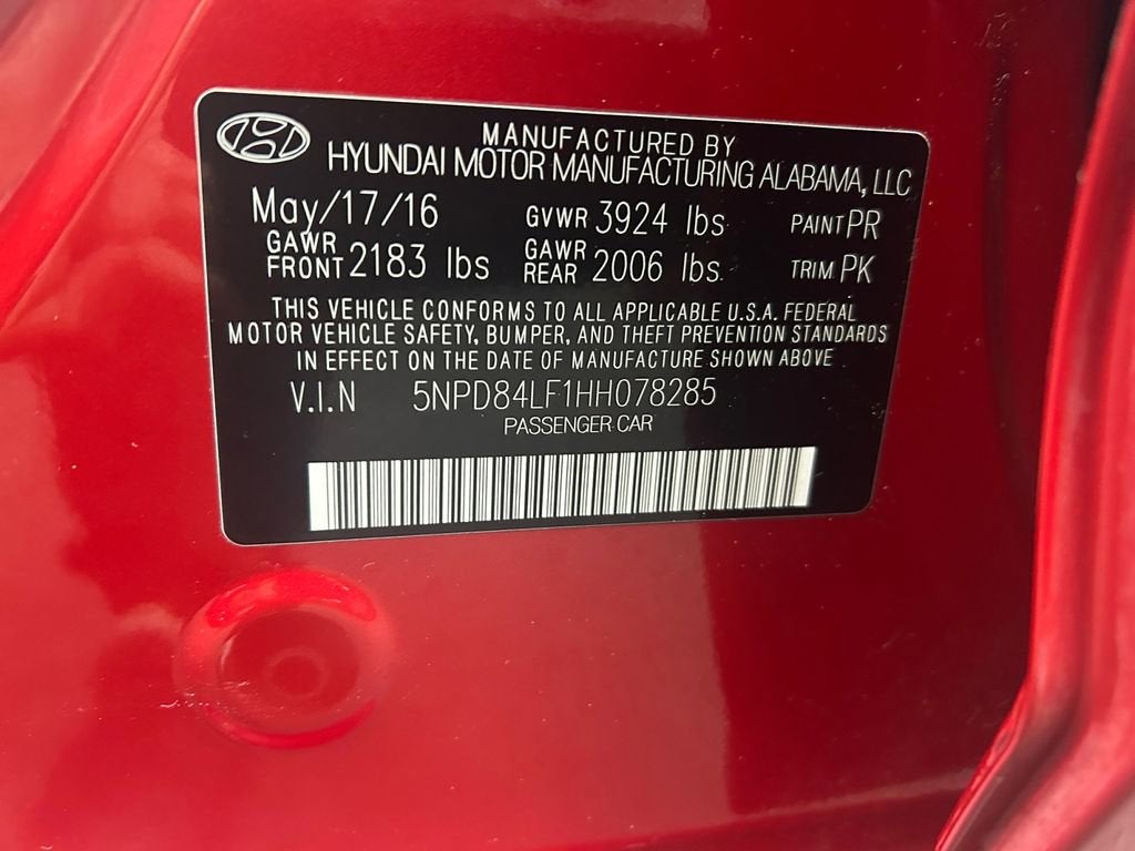 2017 Hyundai ELANTRA Limited