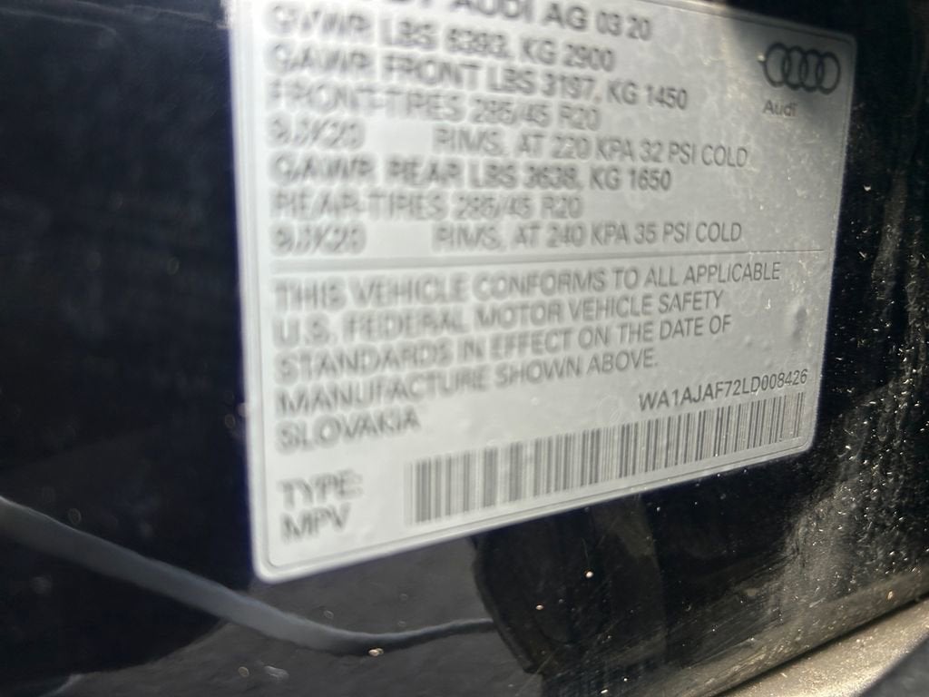 2020 Audi Q7 Premium