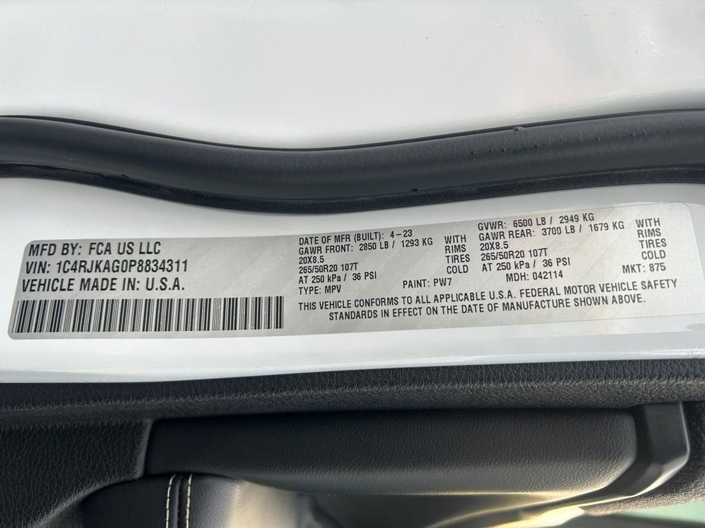 2023 Jeep Grand Cherokee L Altitude