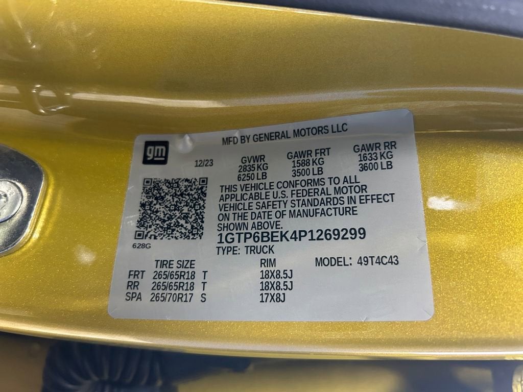 2023 GMC Canyon Elevation