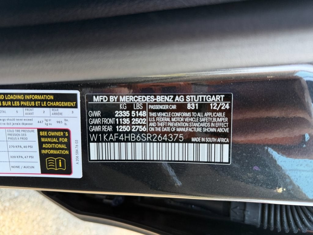 2025 Mercedes-Benz C 300 C 300