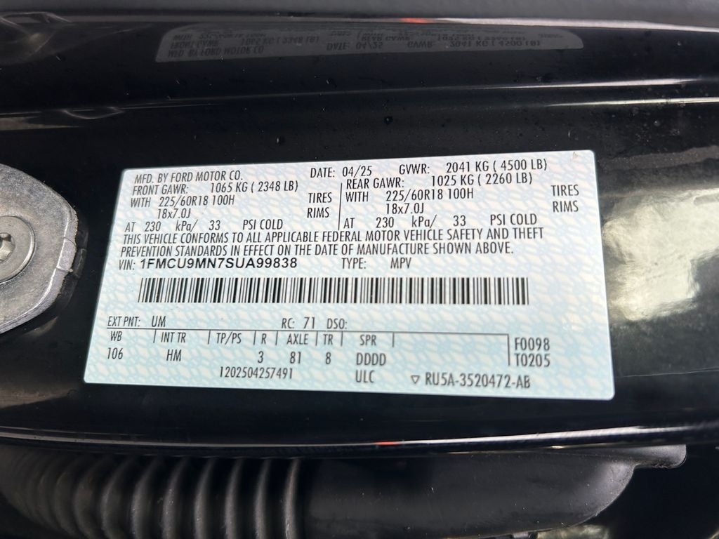 2025 Ford Escape ST-Line