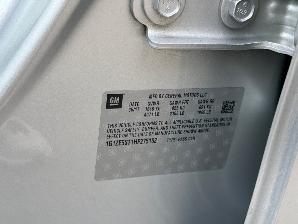 2017 Chevrolet Malibu LT 1LT