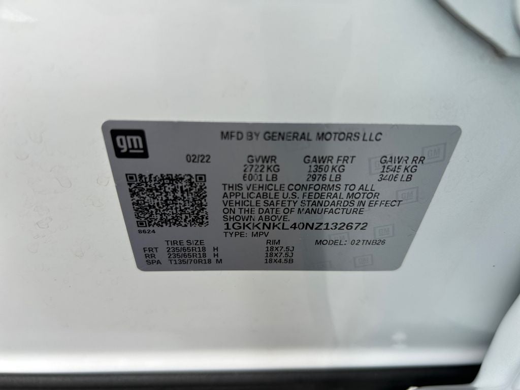 2022 GMC Acadia SLE