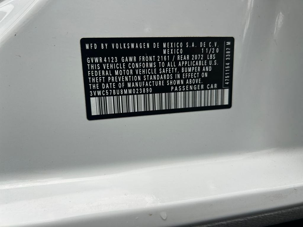 2021 Volkswagen Jetta 1.4T S