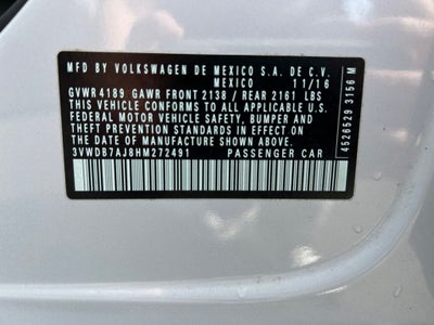 2017 Volkswagen Jetta 1.4T SE