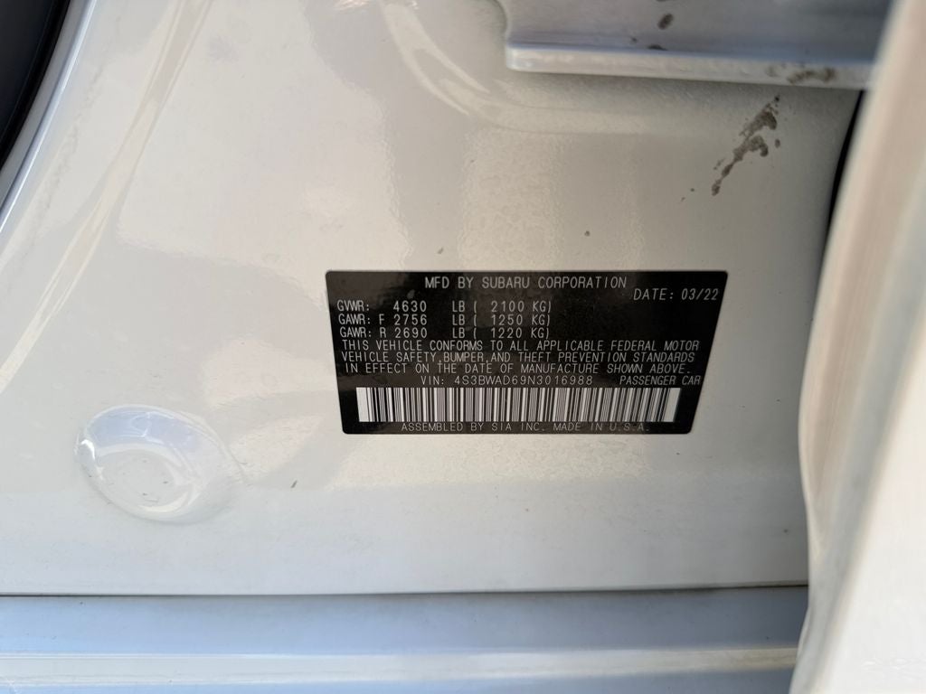 2022 Subaru Legacy Premium