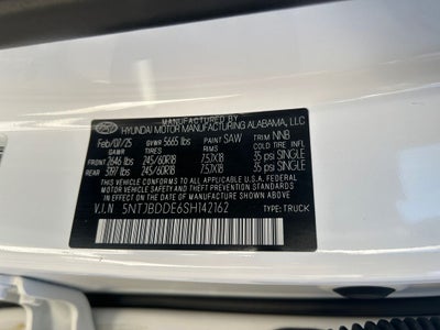 2025 Hyundai SANTA CRUZ SEL