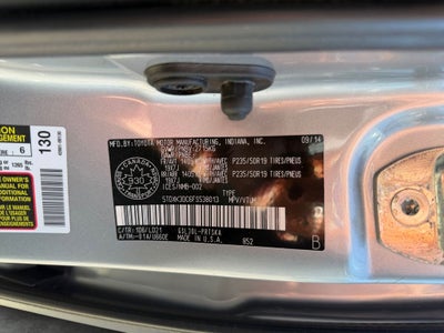 2015 Toyota Sienna SE 7 Passenger