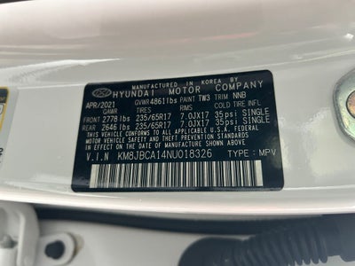 2022 Hyundai TUCSON HYBRID Blue