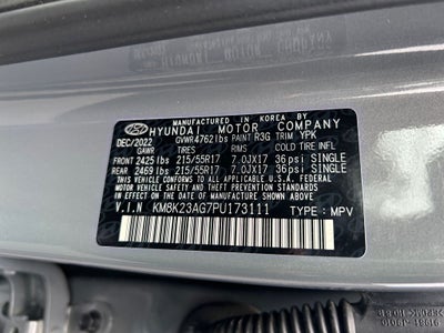 2023 Hyundai KONA ELECTRIC SE