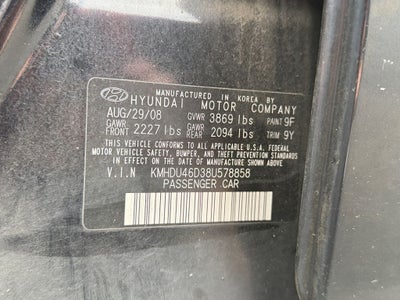 2008 Hyundai ELANTRA GLS