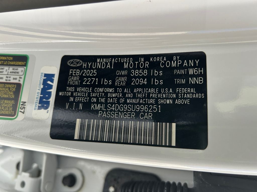 2025 Hyundai ELANTRA SEL Convenience