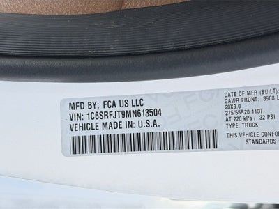 2021 RAM 1500 Laramie