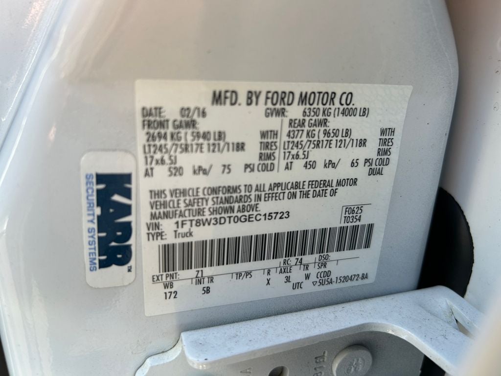 2016 Ford F-350SD Lariat