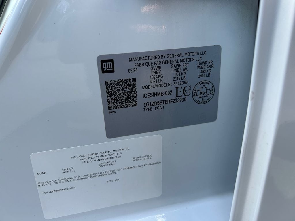 2024 Chevrolet Malibu LT 1LT