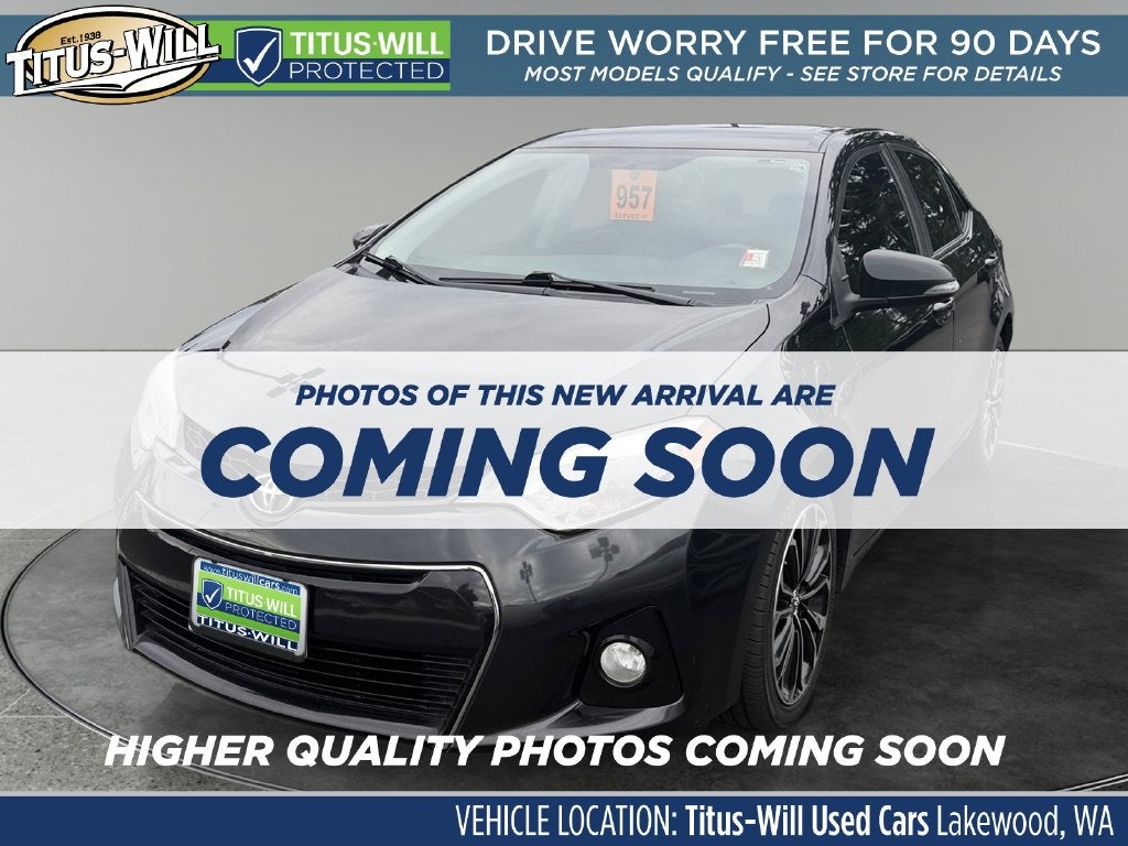 2015 Toyota Corolla S Plus