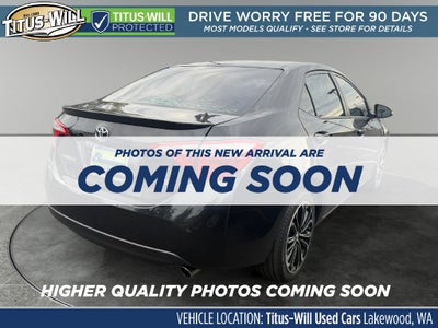 2015 Toyota Corolla S Plus
