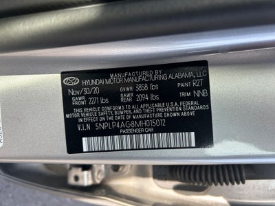 2021 Hyundai ELANTRA Limited