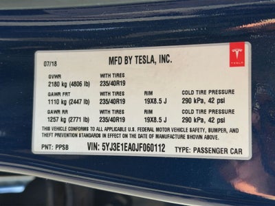 2018 Tesla Model 3 Base