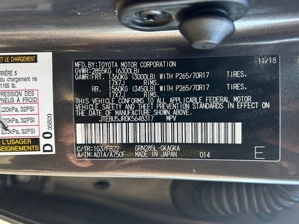 2019 Toyota 4Runner SR5 Premium 3rd Row Seating
