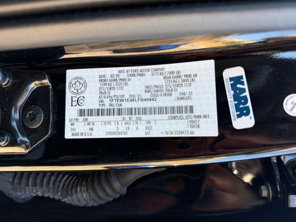 2020 Ford F-150 Lariat
