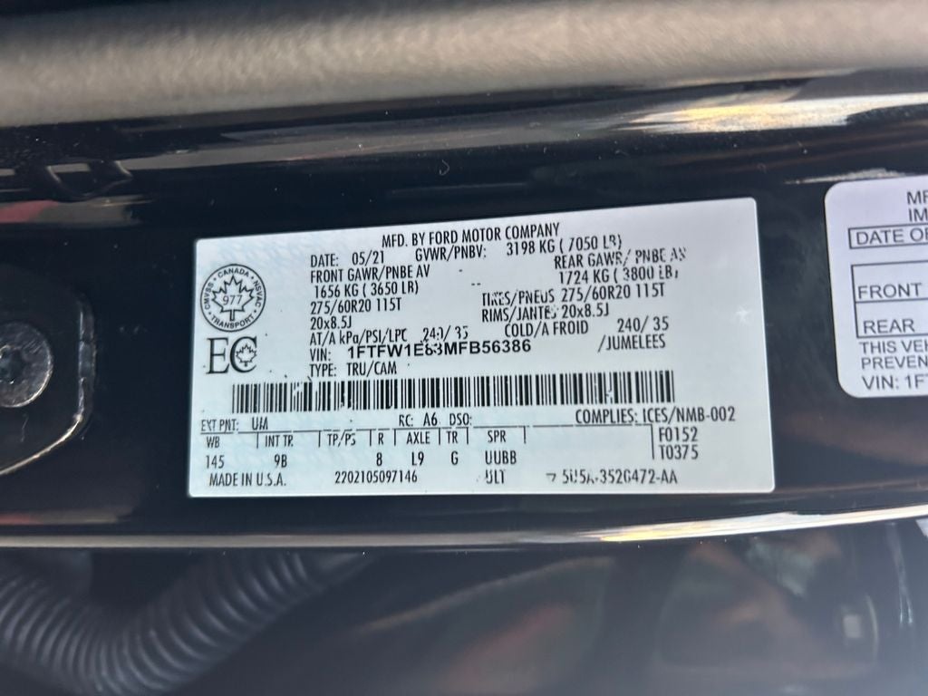 2021 Ford F-150 Lariat