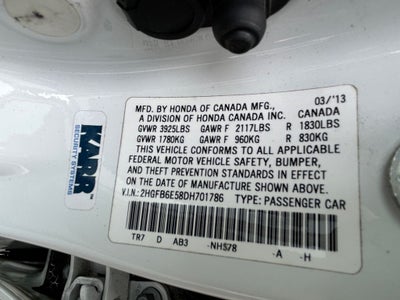 2013 Honda Civic Si Navigation