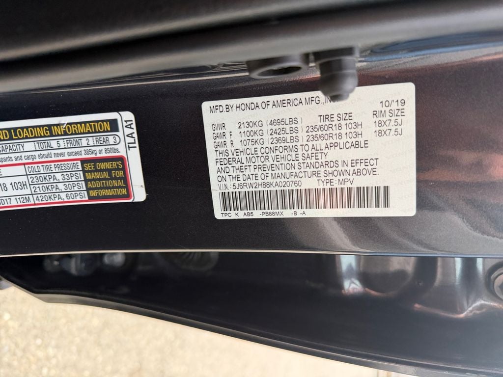 2019 Honda CR-V EX-L