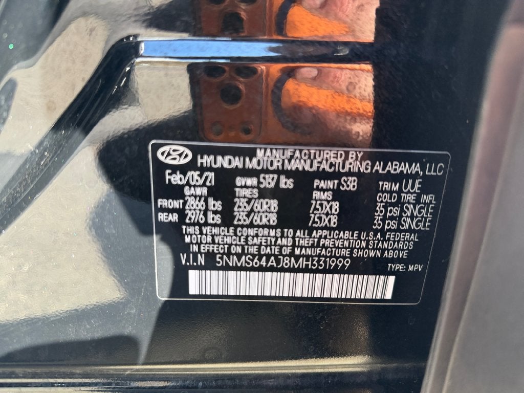 2021 Hyundai SANTA FE SEL