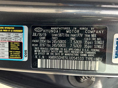 2020 Hyundai PALISADE Limited