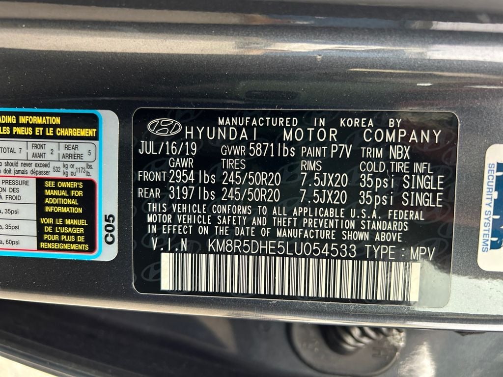 2020 Hyundai PALISADE Limited