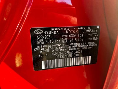 2021 Hyundai SONATA Limited