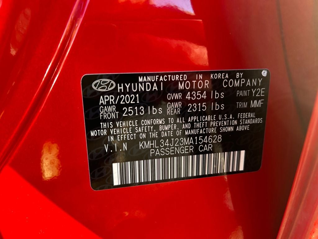 2021 Hyundai SONATA Limited