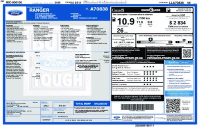 2020 Ford Ranger XL