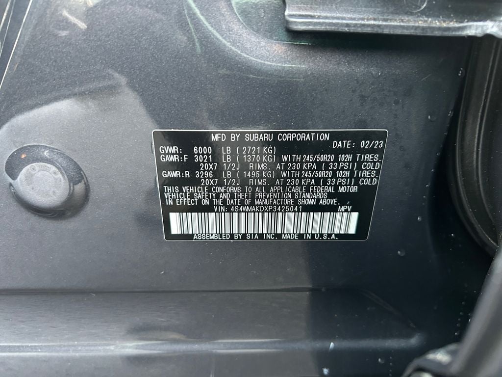 2023 Subaru Ascent Onyx Edition