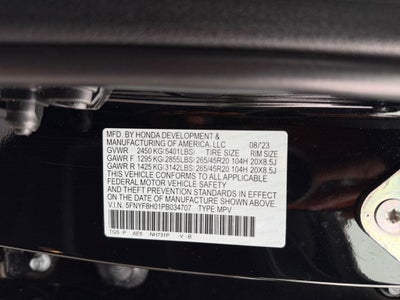 2023 Honda Passport Elite