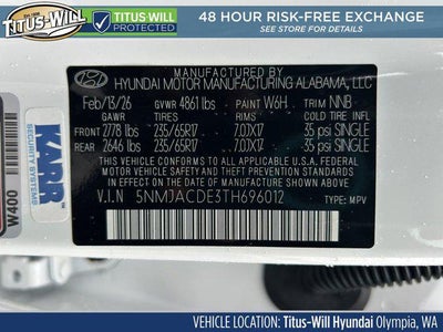 2026 Hyundai TUCSON SE AWD