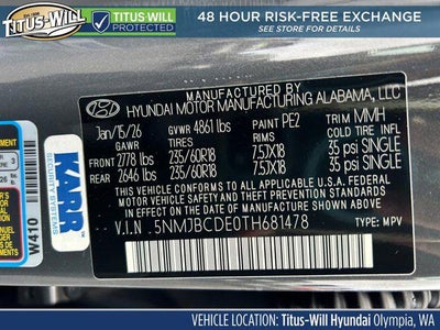 2026 Hyundai TUCSON SEL AWD