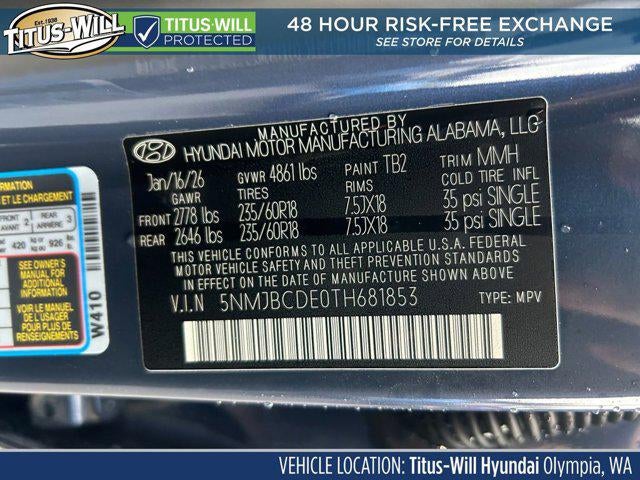 2026 Hyundai TUCSON SEL AWD