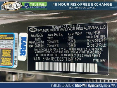 2026 Hyundai TUCSON SEL AWD