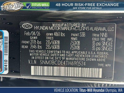 2026 Hyundai TUCSON SEL