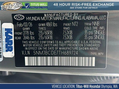 2026 Hyundai TUCSON SEL AWD