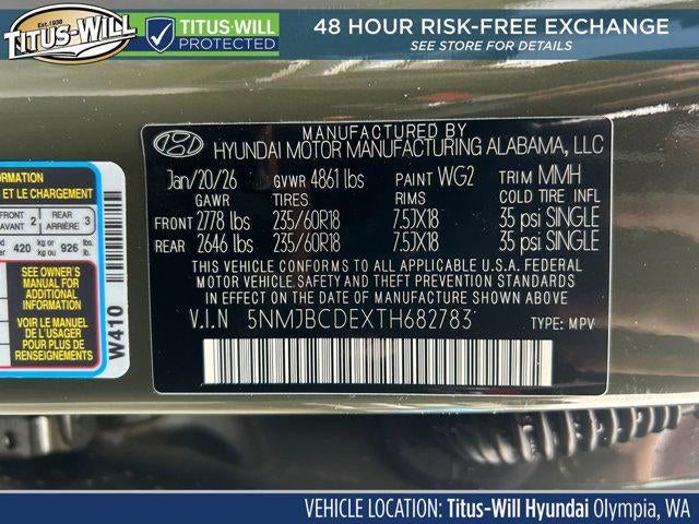 2026 Hyundai TUCSON SEL AWD